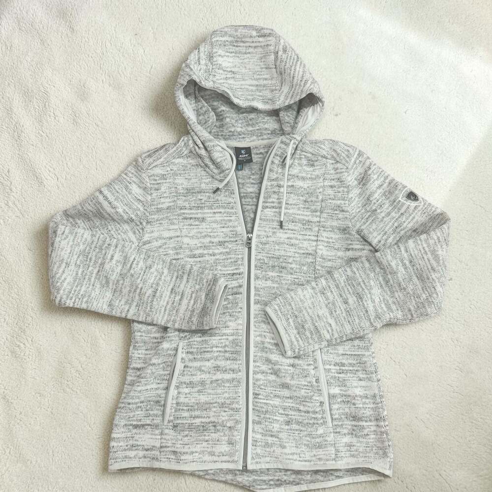 KUHL Women's Ascendyr Long Fleece Hoody - Ash Gray Sz S